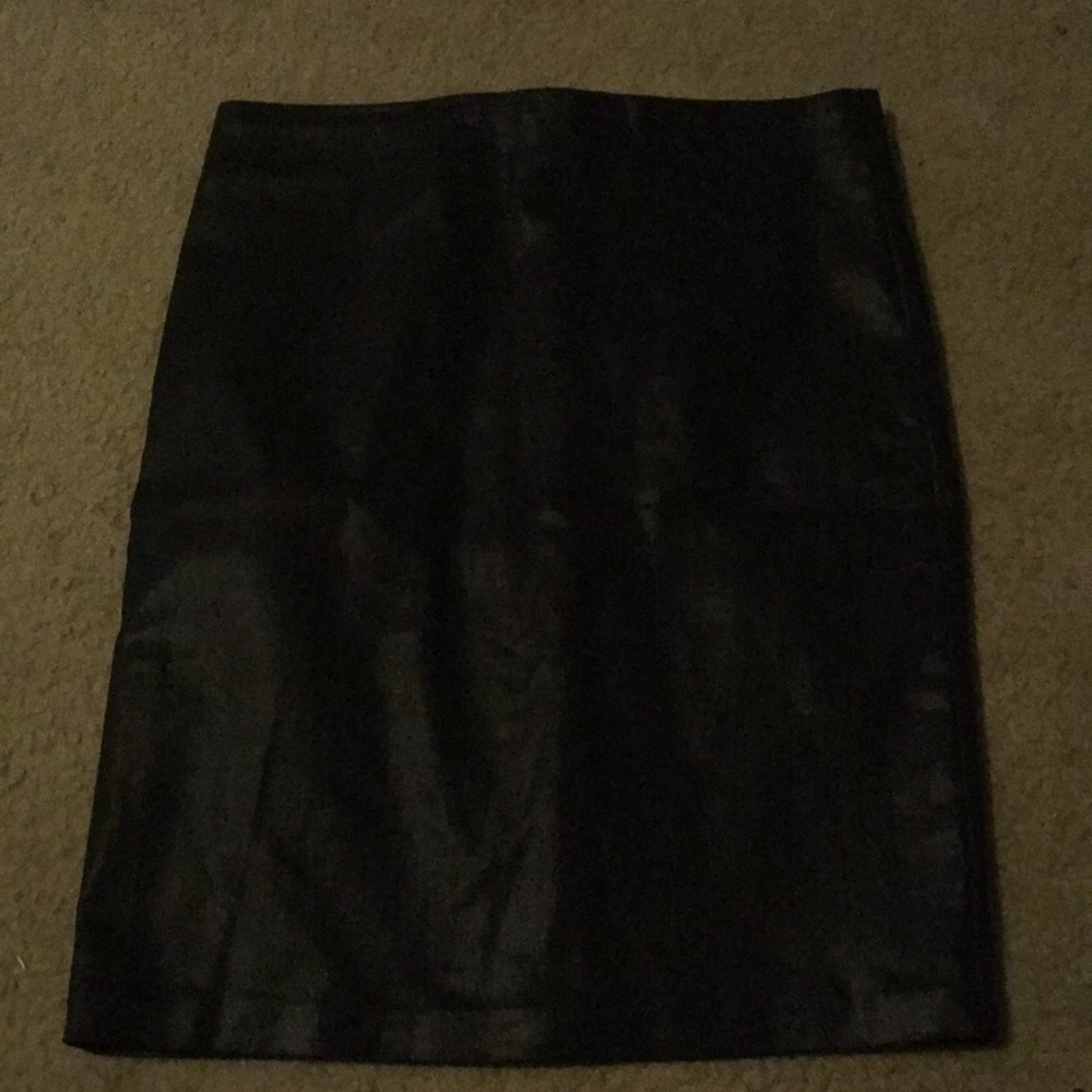 AllSaints black iridescent pencil skirt w/ zipper
